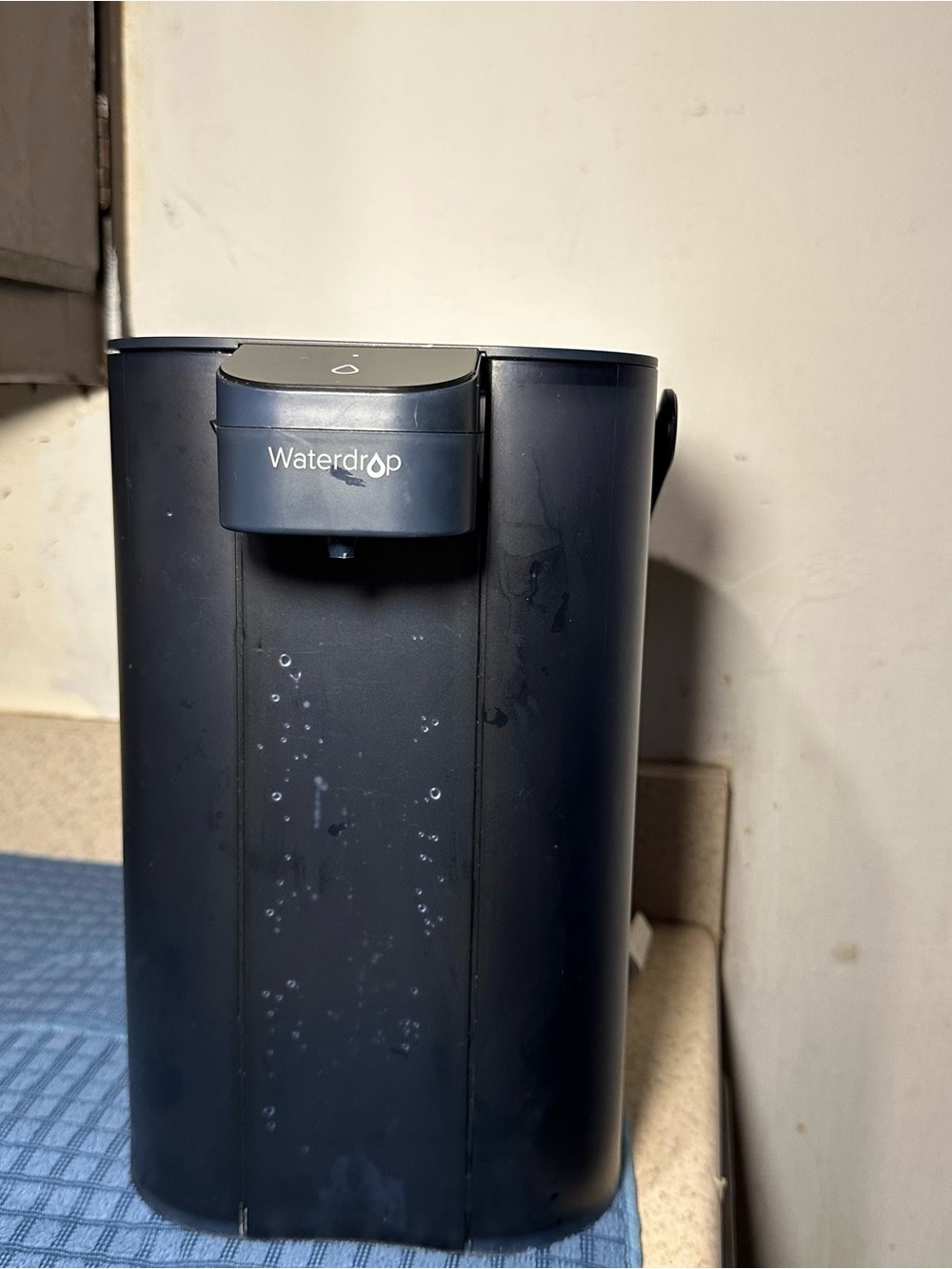 Waterdrop Countertop Electric Water Filter Dispenser - Navy Blue